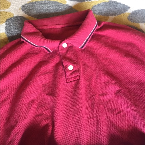 Vintage styled Red Cropped Polo - Picture 5 of 6